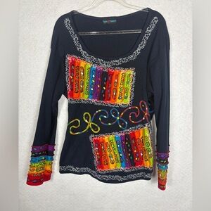 Agan Traders Navy Blue Unique Top